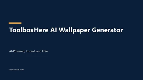 Investor pitch deck, navy and amber theme: made with Slide deck