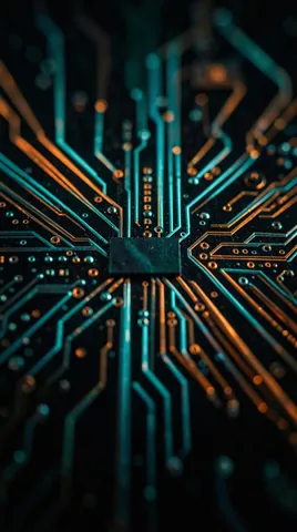 The result: Glowing circuit macro