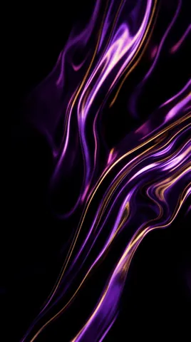 The result: Purple and gold fluid ribbons